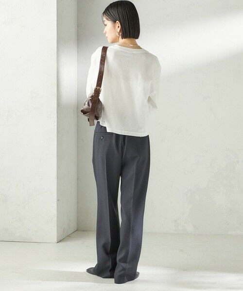 SHIPS / シップス カットソー（半袖以外） | 《予約》【SHIPS別注】Odub: フォト プリント クロップド ロングスリーブ TEE | 詳細3