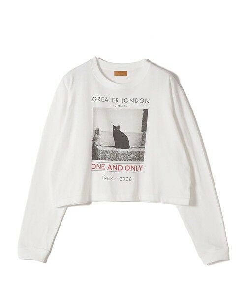SHIPS / シップス カットソー（半袖以外） | 《予約》【SHIPS別注】Odub: フォト プリント クロップド ロングスリーブ TEE | 詳細10