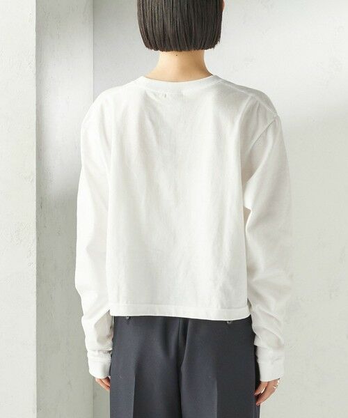 SHIPS / シップス カットソー（半袖以外） | 《予約》【SHIPS別注】Odub: フォト プリント クロップド ロングスリーブ TEE | 詳細14