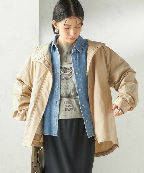 SHIPS / シップス カットソー（半袖以外） | 《予約》【SHIPS別注】Odub: フォト プリント クロップド ロングスリーブ TEE | 詳細24