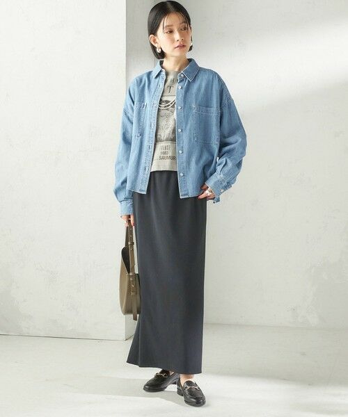 SHIPS / シップス カットソー（半袖以外） | 《予約》【SHIPS別注】Odub: フォト プリント クロップド ロングスリーブ TEE | 詳細25