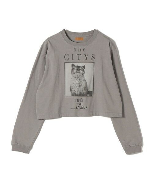 SHIPS / シップス カットソー（半袖以外） | 《予約》【SHIPS別注】Odub: フォト プリント クロップド ロングスリーブ TEE | 詳細27