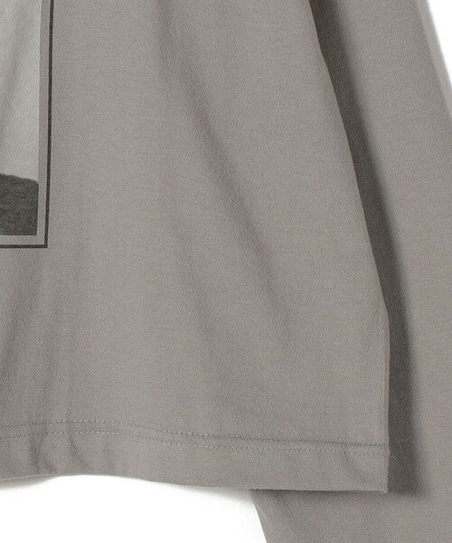 SHIPS / シップス カットソー（半袖以外） | 《予約》【SHIPS別注】Odub: フォト プリント クロップド ロングスリーブ TEE | 詳細30