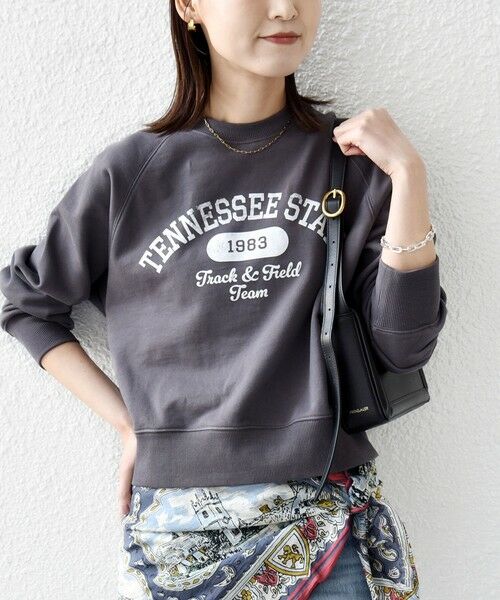 SHIPS / シップス スウェット | 《予約》【SHIPS別注】TENNESSEE:〈洗濯機可能〉ロゴ スウェット | 詳細5