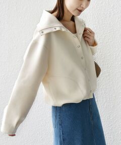 SHIPS / シップス カーディガン・ボレロ | 《予約》【WEB限定】〈手洗い可能〉裾 ドロスト ダンボール スナップ ボタン カーディガン