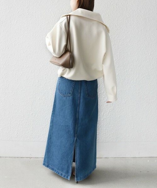 SHIPS / シップス カーディガン・ボレロ | 《予約》【WEB限定】〈手洗い可能〉裾 ドロスト ダンボール スナップ ボタン カーディガン | 詳細3