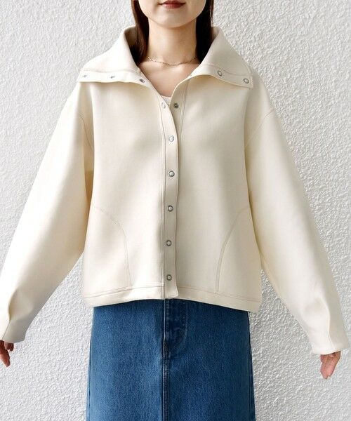 SHIPS / シップス カーディガン・ボレロ | 《予約》【WEB限定】〈手洗い可能〉裾 ドロスト ダンボール スナップ ボタン カーディガン | 詳細19