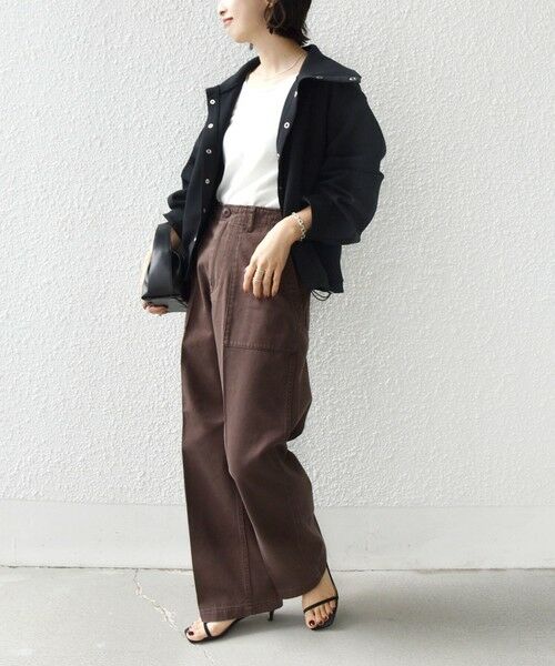 SHIPS / シップス カーディガン・ボレロ | 《予約》【WEB限定】〈手洗い可能〉裾 ドロスト ダンボール スナップ ボタン カーディガン | 詳細24