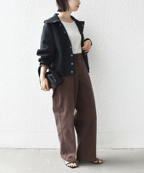 SHIPS / シップス カーディガン・ボレロ | 《予約》【WEB限定】〈手洗い可能〉裾 ドロスト ダンボール スナップ ボタン カーディガン | 詳細26