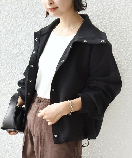 SHIPS / シップス カーディガン・ボレロ | 《予約》【WEB限定】〈手洗い可能〉裾 ドロスト ダンボール スナップ ボタン カーディガン | 詳細28