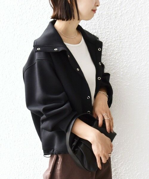 SHIPS / シップス カーディガン・ボレロ | 《予約》【WEB限定】〈手洗い可能〉裾 ドロスト ダンボール スナップ ボタン カーディガン | 詳細30