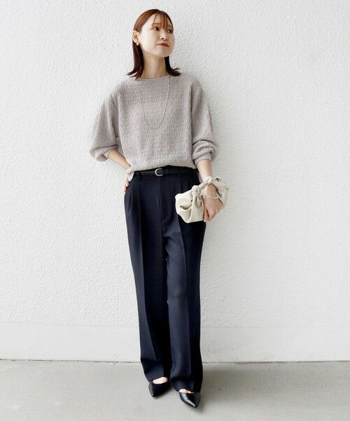 SHIPS / シップス Tシャツ | 《予約》〈手洗い可能〉ランダム ブルーゼ 袖 タック プルオーバー | 詳細11