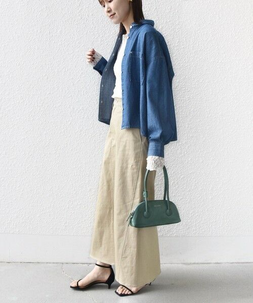 SHIPS / シップス カットソー（半袖以外） | 《予約》〈手洗い可能〉ラメ ラッセル レース ヘンリー ネック 2WAY プルオーバー | 詳細2