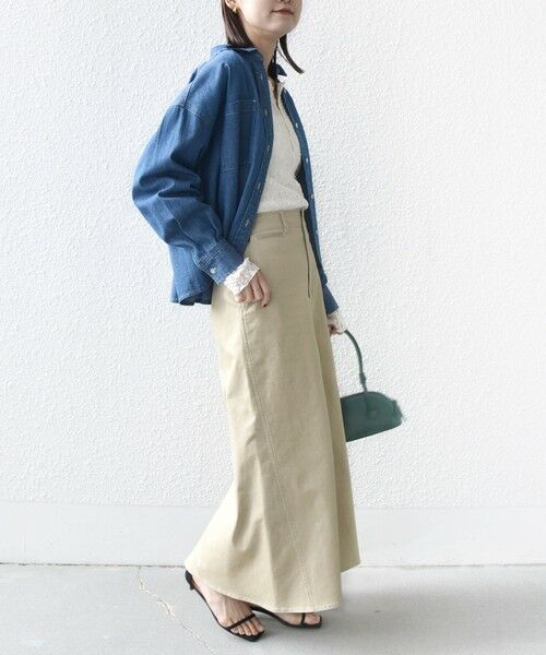 SHIPS / シップス カットソー（半袖以外） | 《予約》〈手洗い可能〉ラメ ラッセル レース ヘンリー ネック 2WAY プルオーバー | 詳細4