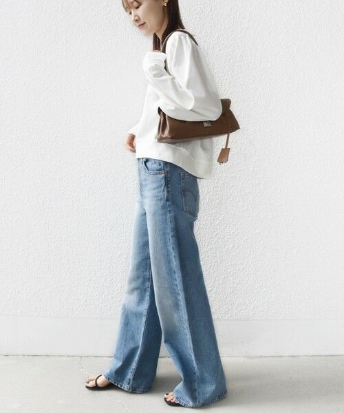 SHIPS / シップス Tシャツ | 《予約》【WEB限定】〈手洗い可能〉ショルダー タック パフ スリーブ ミニ 裏毛 プルオーバー | 詳細2