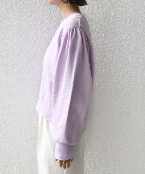 SHIPS / シップス Tシャツ | 《予約》【WEB限定】〈手洗い可能〉ショルダー タック パフ スリーブ ミニ 裏毛 プルオーバー | 詳細29