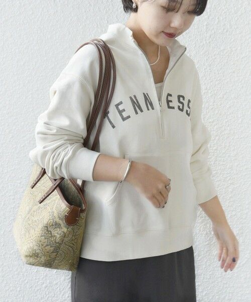 SHIPS / シップス スウェット | 《予約》【SHIPS別注】TENNESSEE:〈洗濯機可能〉ハーフ ジップ スウェット | 詳細8