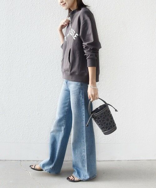 SHIPS / シップス スウェット | 《予約》【SHIPS別注】TENNESSEE:〈洗濯機可能〉ハーフ ジップ スウェット | 詳細16