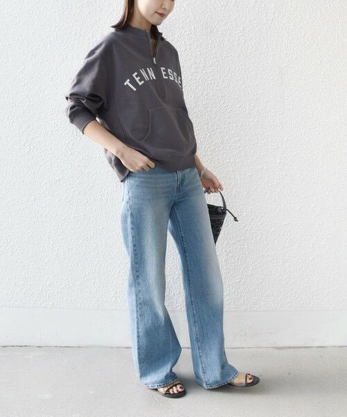 SHIPS / シップス スウェット | 《予約》【SHIPS別注】TENNESSEE:〈洗濯機可能〉ハーフ ジップ スウェット | 詳細18