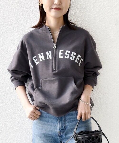 SHIPS / シップス スウェット | 《予約》【SHIPS別注】TENNESSEE:〈洗濯機可能〉ハーフ ジップ スウェット | 詳細19