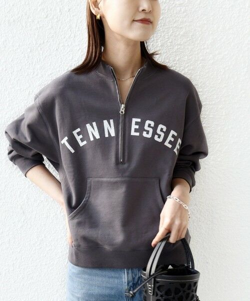 SHIPS / シップス スウェット | 《予約》【SHIPS別注】TENNESSEE:〈洗濯機可能〉ハーフ ジップ スウェット | 詳細23