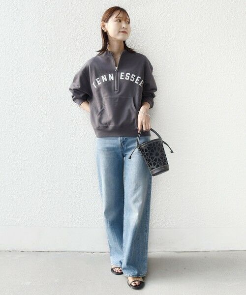 SHIPS / シップス スウェット | 《予約》【SHIPS別注】TENNESSEE:〈洗濯機可能〉ハーフ ジップ スウェット | 詳細15