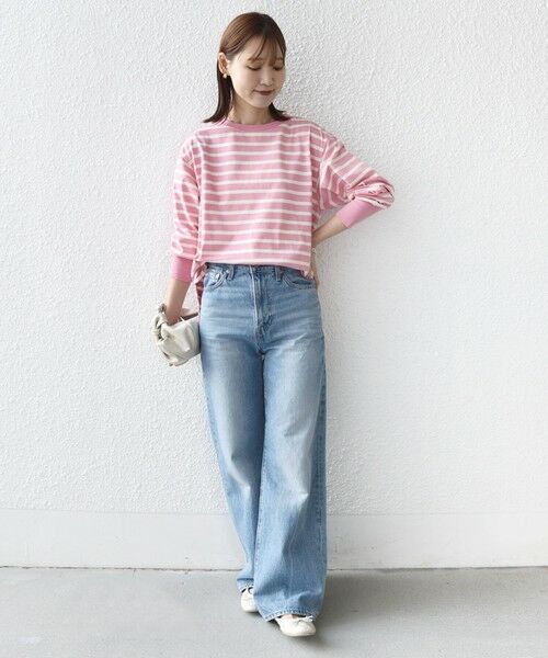 SHIPS / シップス Tシャツ | 《予約》【SHIPS別注】TENNESSEE:〈洗濯機可能〉ワイド ボーダー TEE | 詳細2