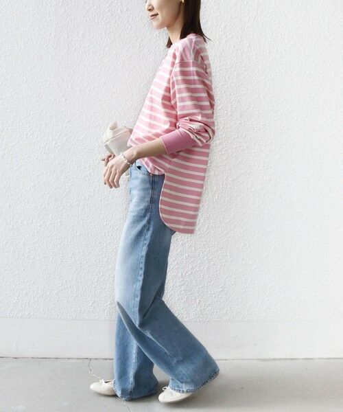 SHIPS / シップス Tシャツ | 《予約》【SHIPS別注】TENNESSEE:〈洗濯機可能〉ワイド ボーダー TEE | 詳細3