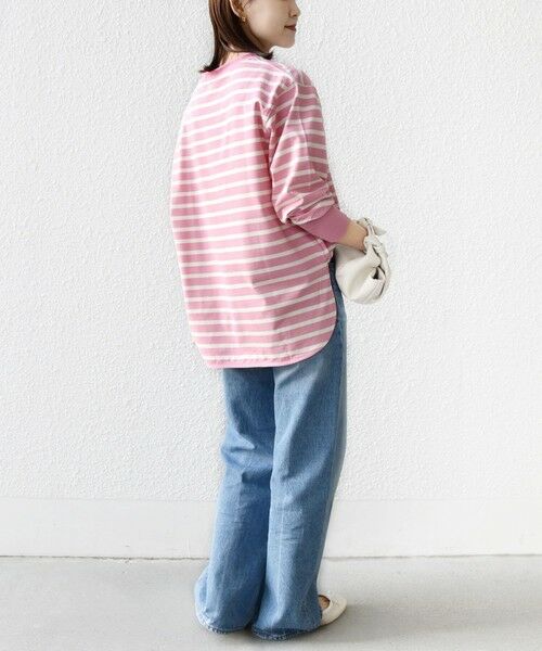 SHIPS / シップス Tシャツ | 《予約》【SHIPS別注】TENNESSEE:〈洗濯機可能〉ワイド ボーダー TEE | 詳細4