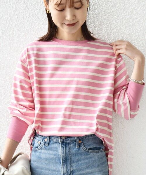 SHIPS / シップス Tシャツ | 《予約》【SHIPS別注】TENNESSEE:〈洗濯機可能〉ワイド ボーダー TEE | 詳細6