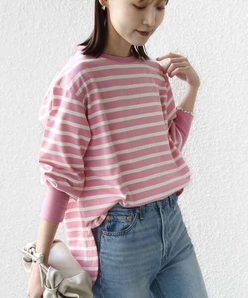 SHIPS / シップス Tシャツ | 《予約》【SHIPS別注】TENNESSEE:〈洗濯機可能〉ワイド ボーダー TEE | 詳細9