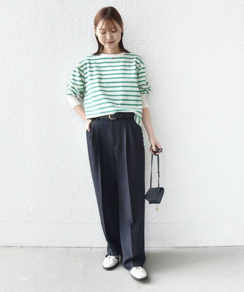 SHIPS / シップス Tシャツ | 《予約》【SHIPS別注】TENNESSEE:〈洗濯機可能〉ワイド ボーダー TEE | 詳細14