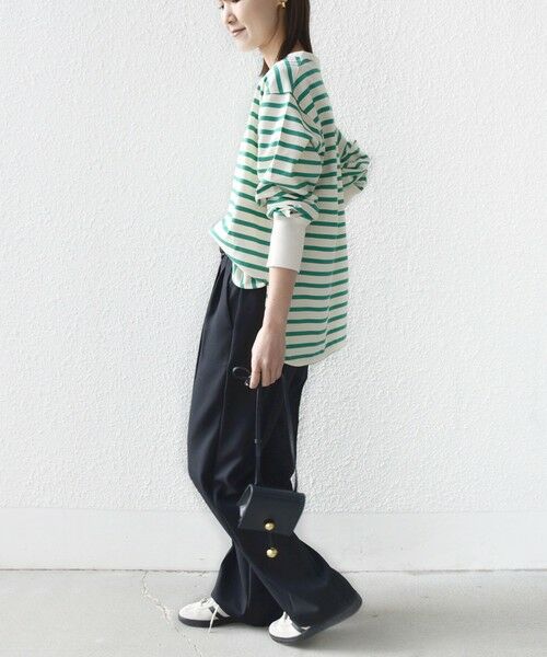 SHIPS / シップス Tシャツ | 《予約》【SHIPS別注】TENNESSEE:〈洗濯機可能〉ワイド ボーダー TEE | 詳細15