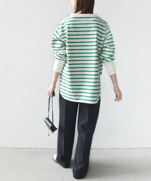 SHIPS / シップス Tシャツ | 《予約》【SHIPS別注】TENNESSEE:〈洗濯機可能〉ワイド ボーダー TEE | 詳細16