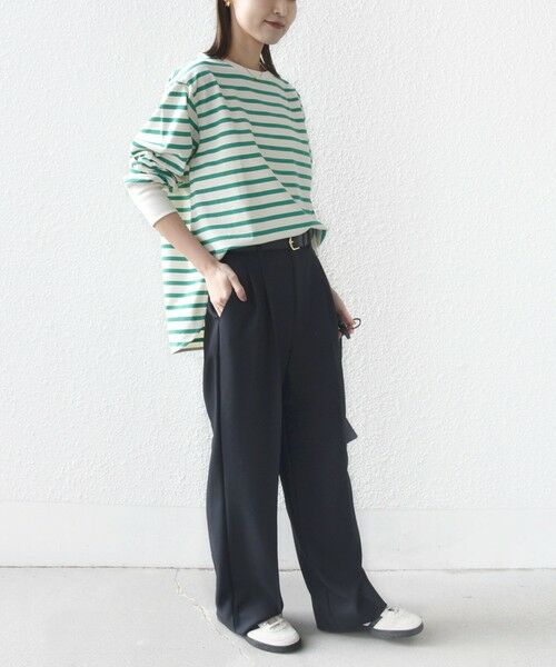 SHIPS / シップス Tシャツ | 《予約》【SHIPS別注】TENNESSEE:〈洗濯機可能〉ワイド ボーダー TEE | 詳細17