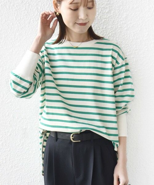 SHIPS / シップス Tシャツ | 《予約》【SHIPS別注】TENNESSEE:〈洗濯機可能〉ワイド ボーダー TEE | 詳細18