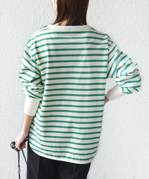 SHIPS / シップス Tシャツ | 《予約》【SHIPS別注】TENNESSEE:〈洗濯機可能〉ワイド ボーダー TEE | 詳細20