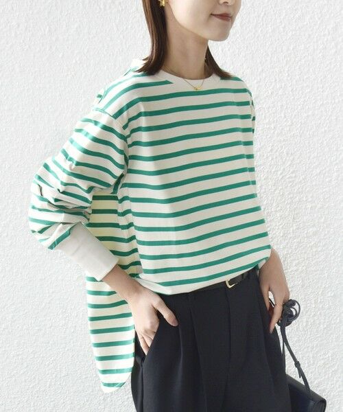 SHIPS / シップス Tシャツ | 《予約》【SHIPS別注】TENNESSEE:〈洗濯機可能〉ワイド ボーダー TEE | 詳細21