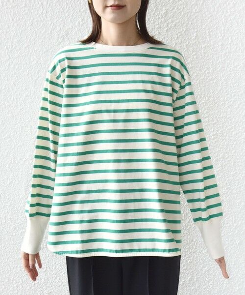 SHIPS / シップス Tシャツ | 《予約》【SHIPS別注】TENNESSEE:〈洗濯機可能〉ワイド ボーダー TEE | 詳細29