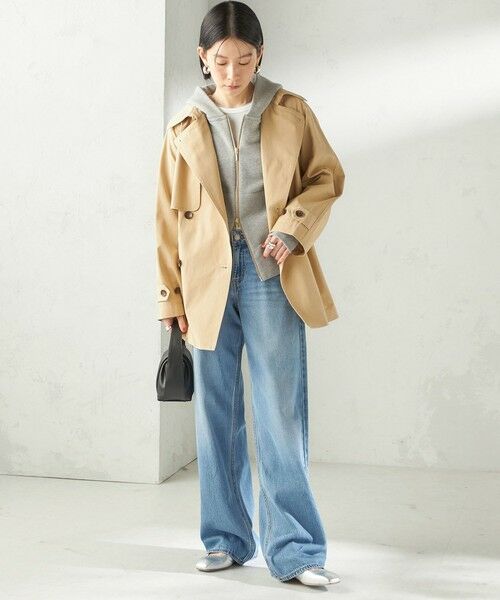 SHIPS / シップス パーカー | 《予約》〈洗濯機可能〉AZUMA 裏毛 刺繍 ジップ アップ パーカ | 詳細11