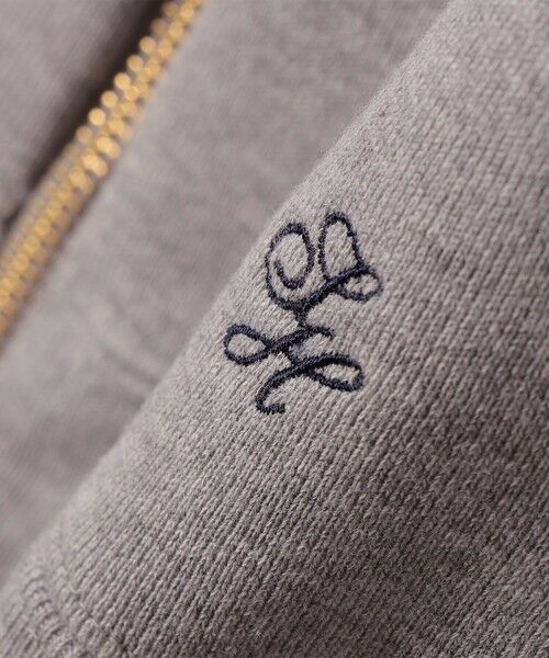 SHIPS / シップス パーカー | 《予約》〈洗濯機可能〉AZUMA 裏毛 刺繍 ジップ アップ パーカ | 詳細18