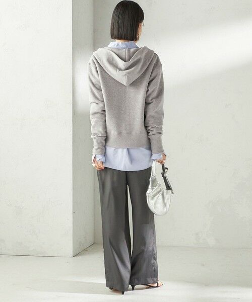 SHIPS / シップス パーカー | 《予約》〈洗濯機可能〉AZUMA 裏毛 刺繍 ジップ アップ パーカ | 詳細3