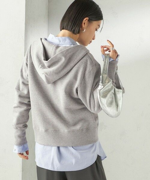 SHIPS / シップス パーカー | 《予約》〈洗濯機可能〉AZUMA 裏毛 刺繍 ジップ アップ パーカ | 詳細6