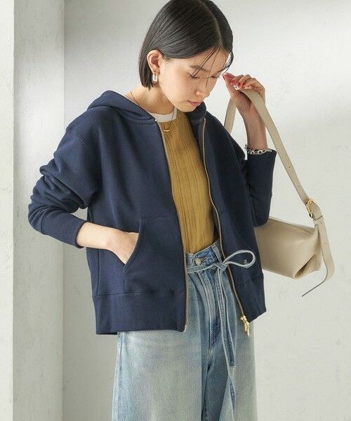 SHIPS / シップス パーカー | 《予約》〈洗濯機可能〉AZUMA 裏毛 刺繍 ジップ アップ パーカ | 詳細26