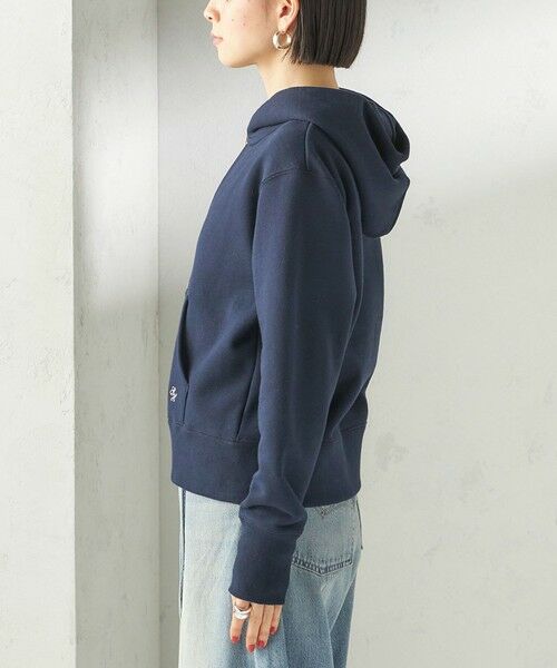 SHIPS / シップス パーカー | 《予約》〈洗濯機可能〉AZUMA 裏毛 刺繍 ジップ アップ パーカ | 詳細30