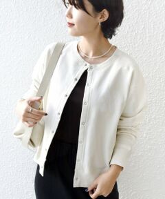 SHIPS / シップス カーディガン・ボレロ | 《予約》【SHIPS別注】TENNESSEE:〈洗濯機可能〉スナップ 釦 スウェット カーディガン