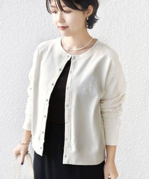 SHIPS / シップス カーディガン・ボレロ | 《予約》【SHIPS別注】TENNESSEE:〈洗濯機可能〉スナップ 釦 スウェット カーディガン | 詳細5