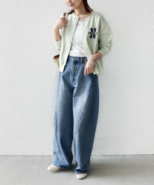 SHIPS / シップス カーディガン・ボレロ | 《予約》【SHIPS別注】TENNESSEE:〈洗濯機可能〉スナップ 釦 スウェット カーディガン | 詳細16