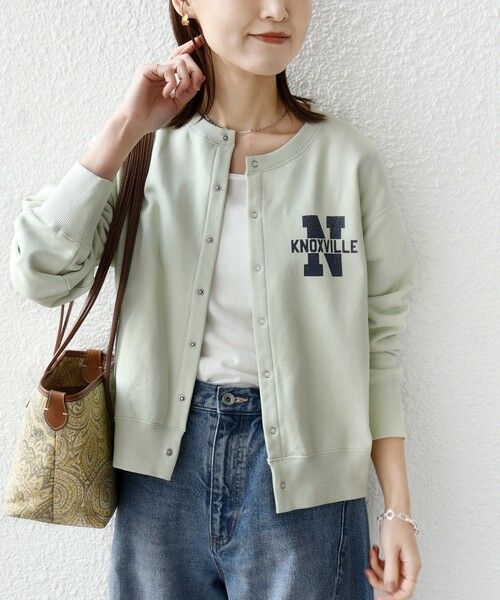SHIPS / シップス カーディガン・ボレロ | 《予約》【SHIPS別注】TENNESSEE:〈洗濯機可能〉スナップ 釦 スウェット カーディガン | 詳細19