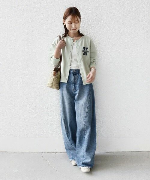 SHIPS / シップス カーディガン・ボレロ | 《予約》【SHIPS別注】TENNESSEE:〈洗濯機可能〉スナップ 釦 スウェット カーディガン | 詳細15